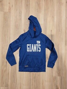 Youth New York Giants Blue Hoodie Sweatshirt